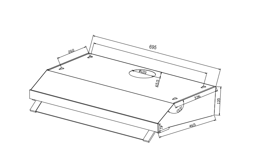 Máy hút mùi Model: PT-362.H2 (Cảm biến)
